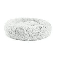 Define the fabric and package of calming dog beds in the UK.